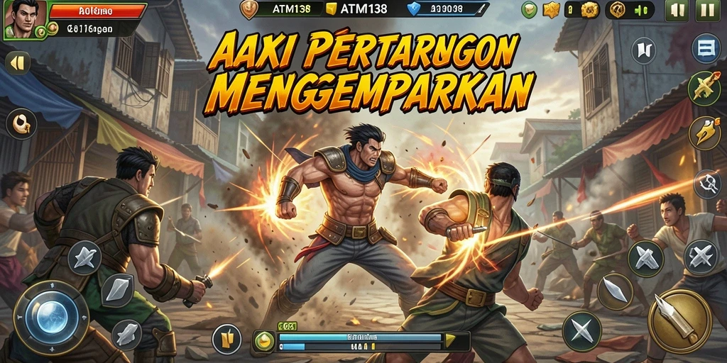 Tampilan gameplay penuh aksi dari ATM138 yang menarik.