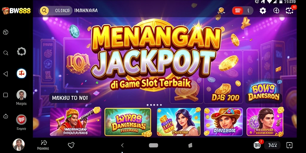 Tampilan gameplay BW888 yang seru dan penuh warna.