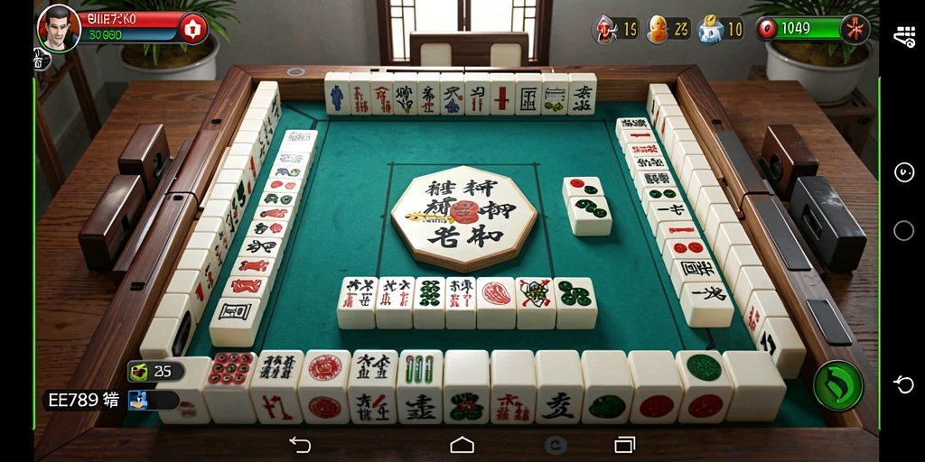 Tampilan gameplay Mahjong yang seru dan menantang di EE789.