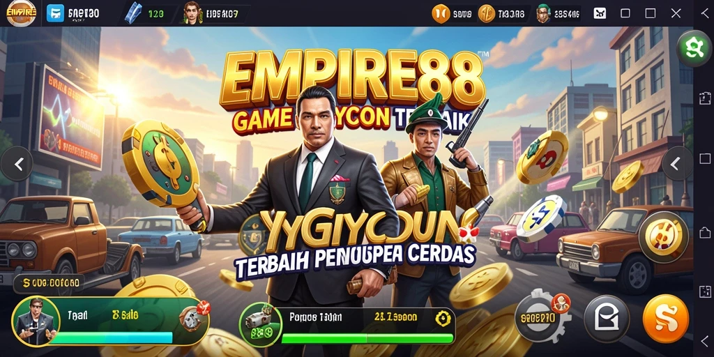 Tampilan gameplay <strong>EMPIRE88</strong> yang menarik dengan elemen Tycoon yang seru.