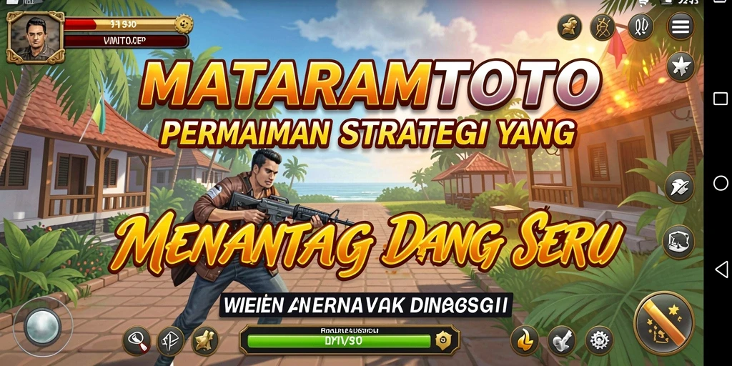 Screenshot utama <strong>MATARAMTOTO</strong> menampilkan aksi strategi yang intens.