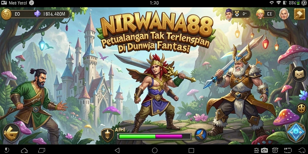 Screenshot NIRWANA88 menampilkan aksi petualangan yang mendebarkan.