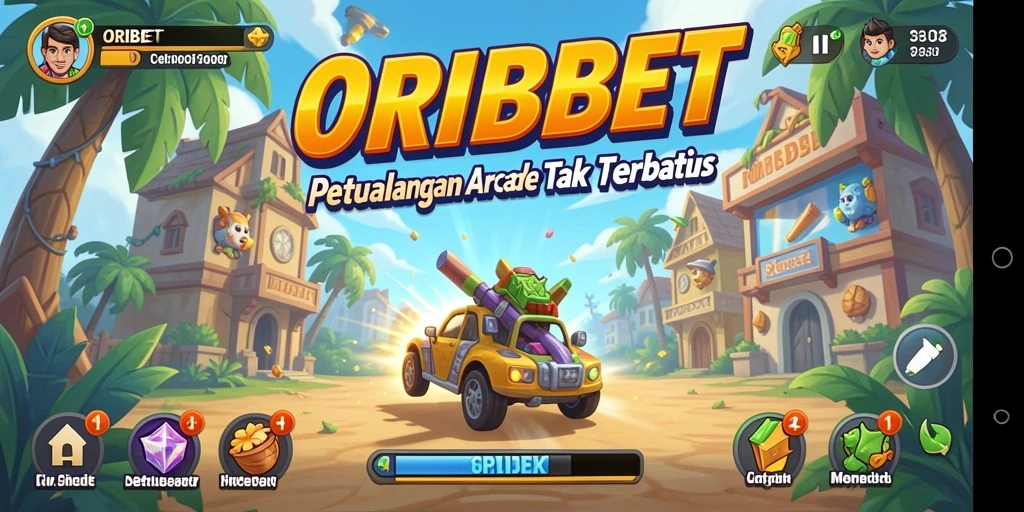 Screenshot utama ORIBET dengan gameplay seru dan menantang.
