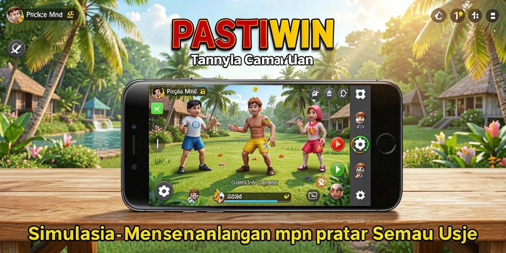Screenshot PASTIWIN menampilkan momen seru dalam gameplay Simulation.