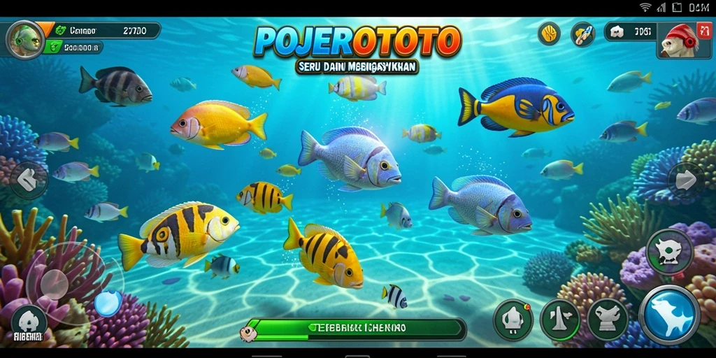 Screenshot utama POJEROTOTO menampilkan gameplay yang seru dan dinamis.