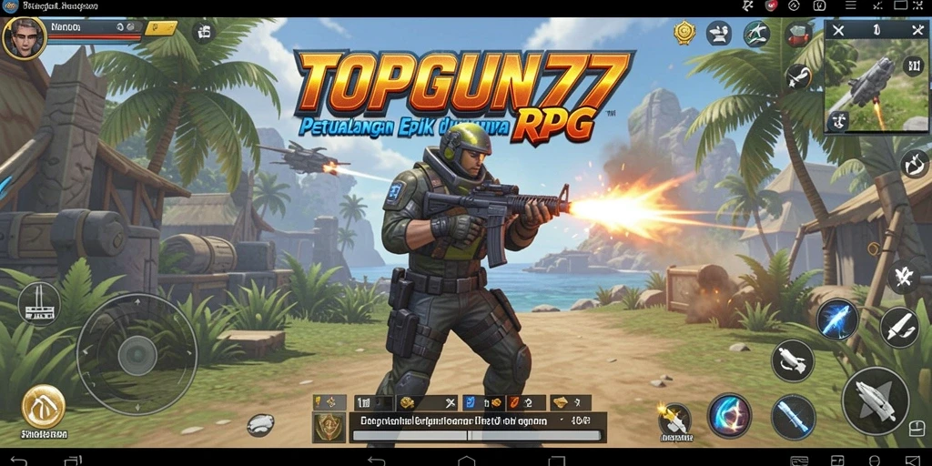 Screenshot dari gameplay RPG yang menampilkan pertempuran mendebarkan.