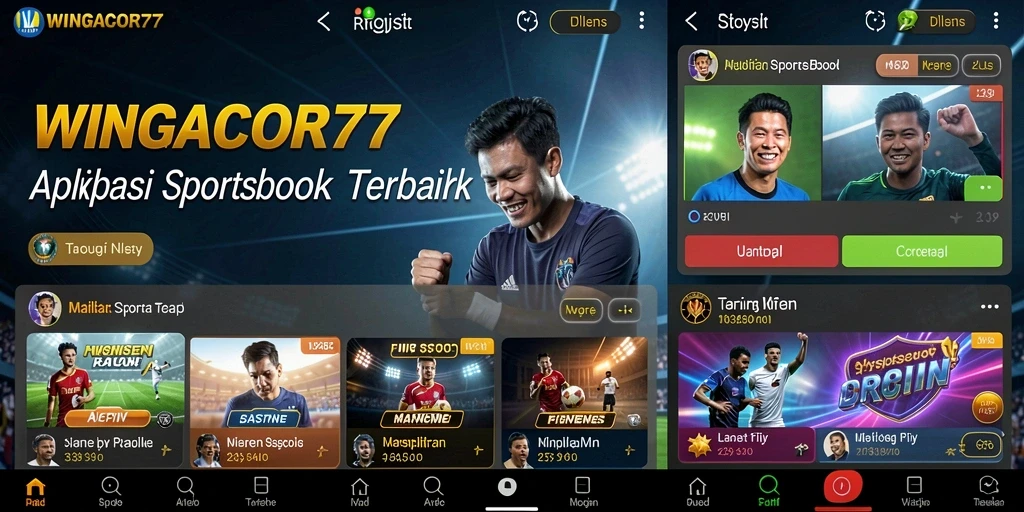 Tampilan terbaru dari WINGACOR77 menampilkan fitur taruhan langsung.