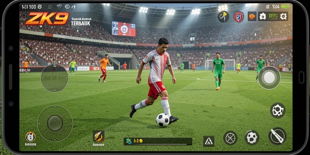 Tangkapan layar dari gameplay ZK9 yang mendebarkan.